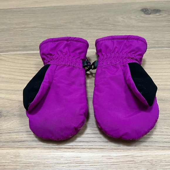 Columbia pink toddler winter mittens - Picture 2 of 5